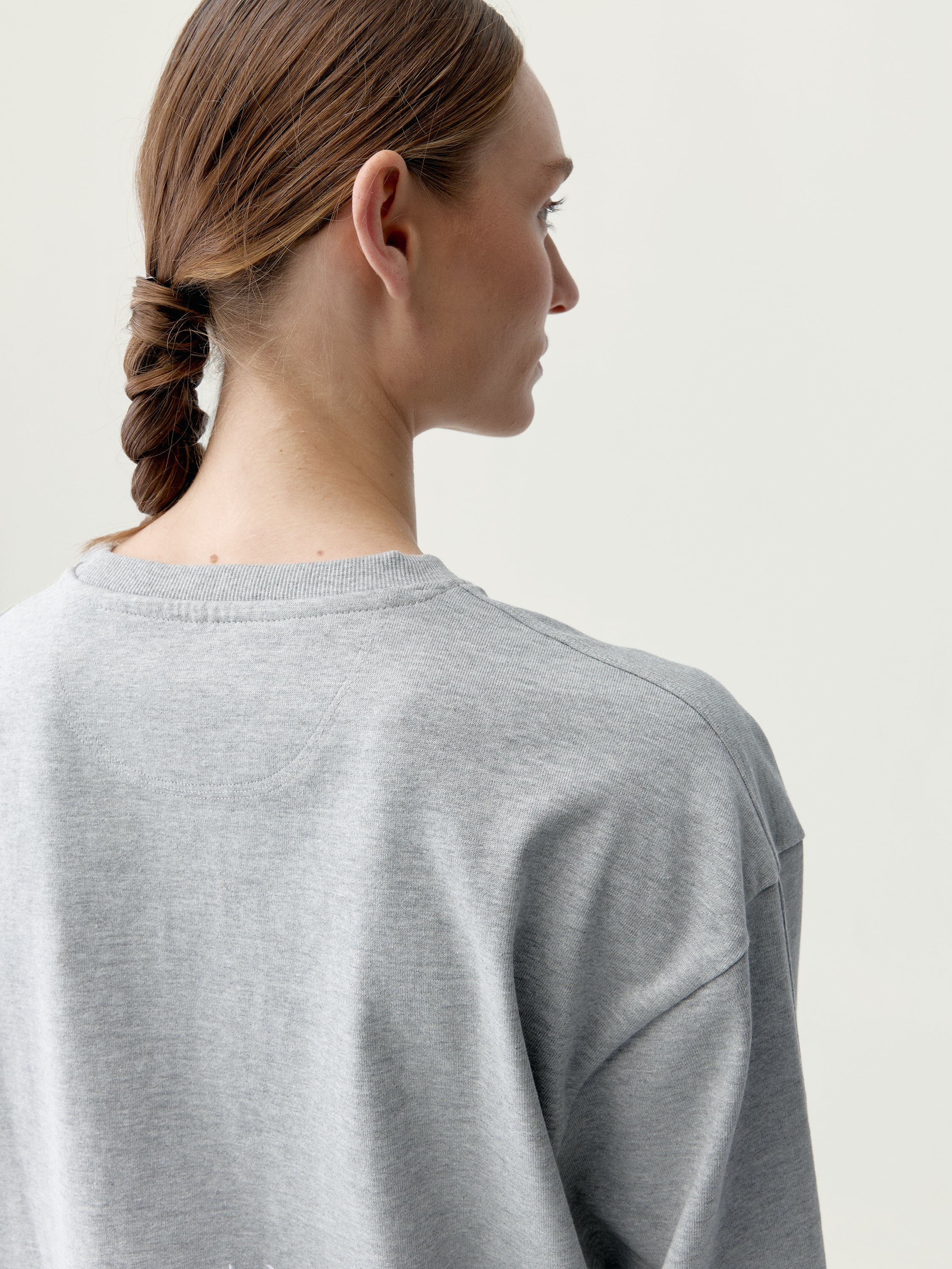 Sweatshirt Court Grey Melange - Image 6